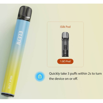 iSmoka-Eleaf ISILK LITE elektronická cigareta 500mAh Purple-Pink gradient