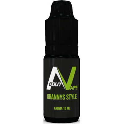 Příchuť About Vape (Bozz) Pure 10ml Grannys Style (Jablečný koláč)