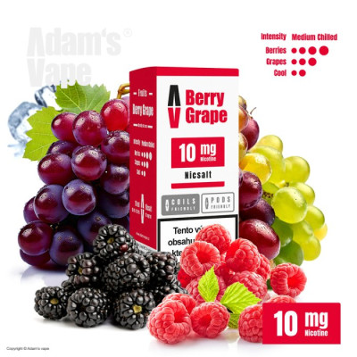 Liquid Adam´s Vape SALT Berry Grape 10ml - 10mg
