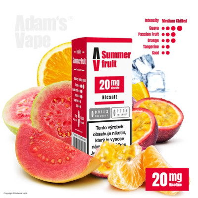 Liquid Adam´s Vape SALT Summer Fruit 10ml - 20mg