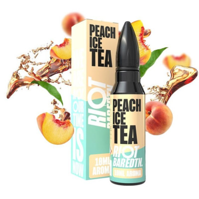 Příchuť Riot BAR EDTN S&V 10ml Peach Ice Tea (Ledový broskvový čaj)