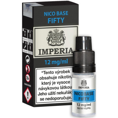 Nikotinová báze IMPERIA Fifty PG50-VG50 10ml-12mg 1Pack