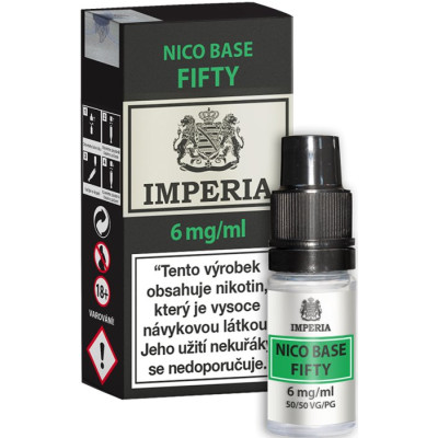 Nikotinová báze IMPERIA Fifty PG50-VG50 10ml-6mg 1Pack