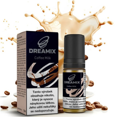 Liquid Dreamix - Káva s mlékem (Coffee Milk) 10ml - 18mg