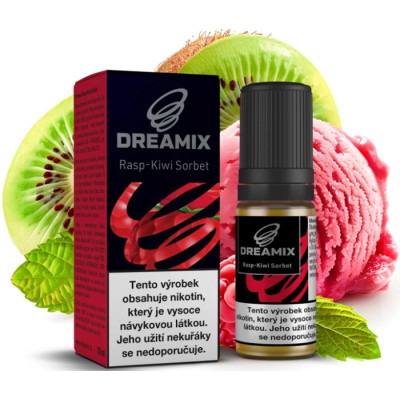 Liquid Dreamix - Malina a kiwi sorbet (Rasp-Kiwi Sorbet) 10ml - 6mg