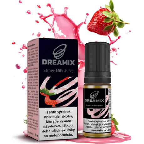 Liquid Dreamix - Jahodový milkshake (Straw Milkshake) 10ml - 18mg