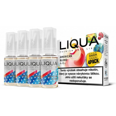 Liquid LIQUA Elements 4Pack American Blend 4x10ml-6mg (Americký míchaný tabák)