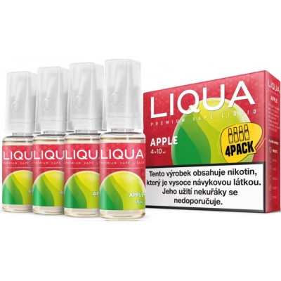 Liquid LIQUA Elements 4Pack Apple 4x10ml-3mg (jablko)