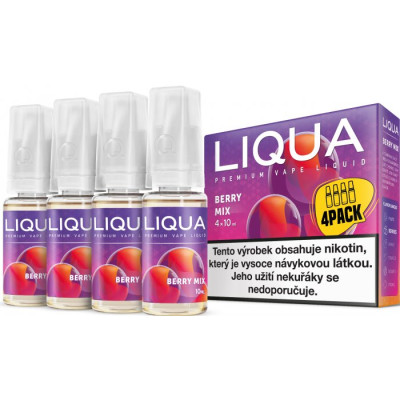 Liquid LIQUA Elements 4Pack Berry Mix 4x10ml-3mg (lesní plody)
