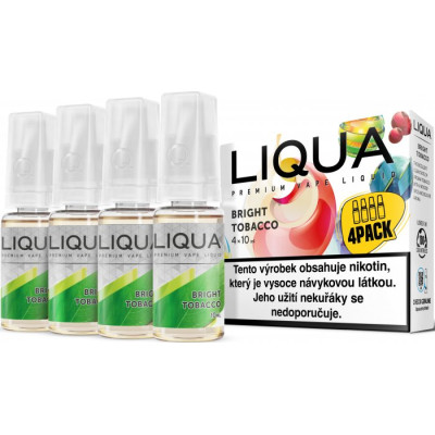 Liquid LIQUA Elements 4Pack Bright tobacco 4x10ml-3mg (čistá tabáková příchuť)