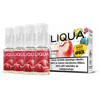 Liquid LIQUA Elements 4Pack Cherry 4x10ml-6mg (třešeň)