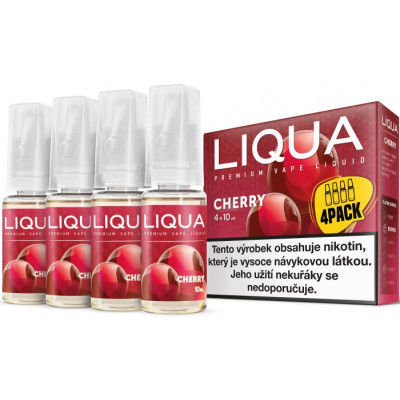 Liquid LIQUA Elements 4Pack Cherry 4x10ml-6mg (třešeň)