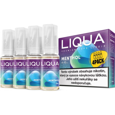 Liquid LIQUA Elements 4Pack Menthol 4x10ml-6mg (Mentol)