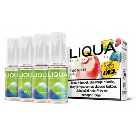 Liquid LIQUA Elements 4Pack Two mints 4x10ml-3mg (Chuť máty a mentolu)