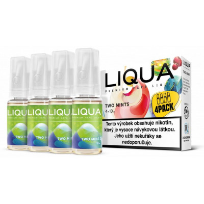 Liquid LIQUA Elements 4Pack Two mints 4x10ml-6mg (Chuť máty a mentolu)