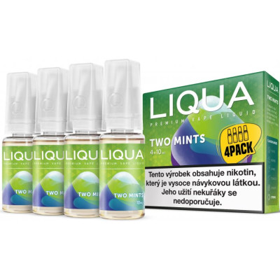 Liquid LIQUA Elements 4Pack Two mints 4x10ml-6mg (Chuť máty a mentolu)