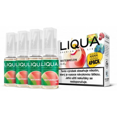 Liquid LIQUA Elements 4Pack Watermelon 4x10ml-6mg (Vodní meloun)
