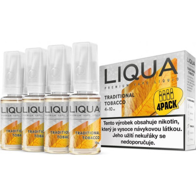 Liquid LIQUA Elements 4Pack Traditional tobacco 4x10ml-6mg (Tradiční tabák)