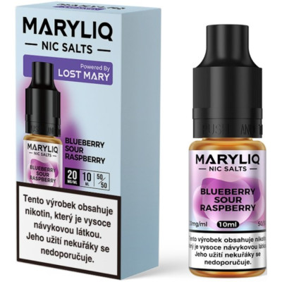 Liquid MARYLIQ Nic SALT Blueberry Sour Raspberry 10ml - 20mg