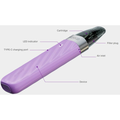 VOOPOO ARGUS Z2 Pod elektronická cigareta 1500mAh Shell White