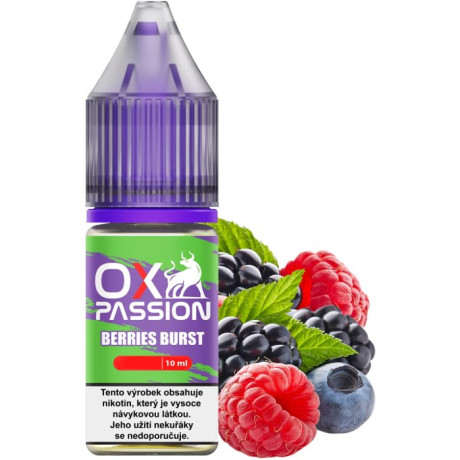 Liquid OXVA OX PASSION Salts Berries Burst 10ml - 20mg