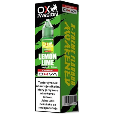 Liquid OXVA OX PASSION Salts Lemon Lime 10ml - 10mg