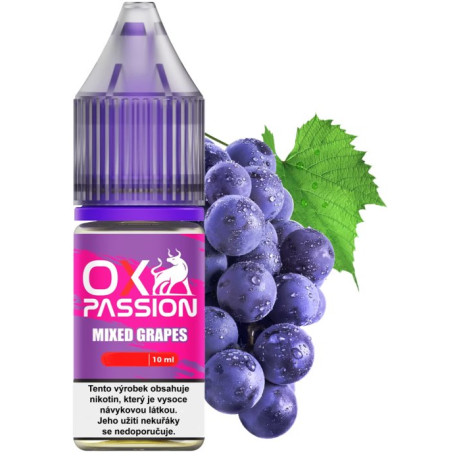 Liquid OXVA OX PASSION Salts Mixed Grapes 10ml - 10mg