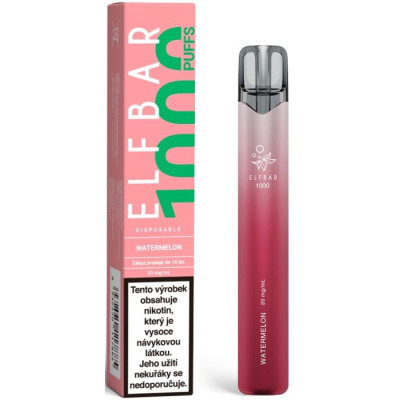 Elf Bar 1000 elektronická cigareta 20mg Watermelon