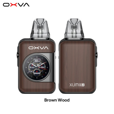 OXVA Xlim SQ Pro 2 elektronická cigareta 1600mAh Brown Wood