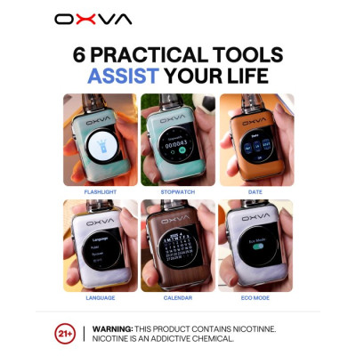 OXVA Xlim SQ Pro 2 elektronická cigareta 1600mAh Gunmetal Wood