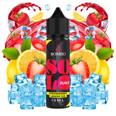 Příchuť Bombo Solo Juice S&V 15ml Strawberry Lemon Ice (Ledová jahoda s citronem)