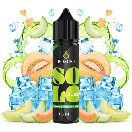 Příchuť Bombo Solo Juice S&V 15ml Triple Melon Ice (Ledový cukrový meloun)