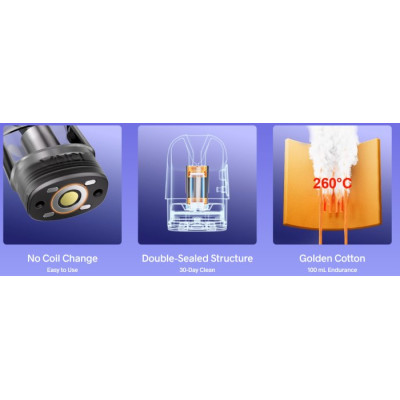 VOOPOO VINCI E80 Pod elektronická cigareta 3000mAh Gold