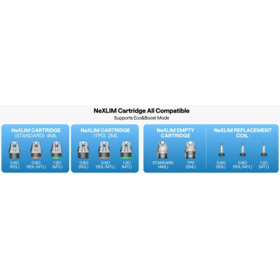 OXVA NeXLIM GO elektronická cigareta 1800mAh Silky Black