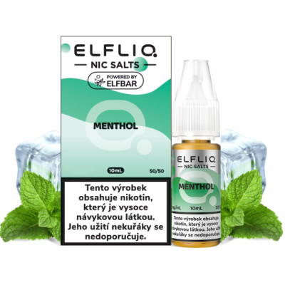 Liquid ELFLIQ Nic SALT Menthol 10ml - 10mg