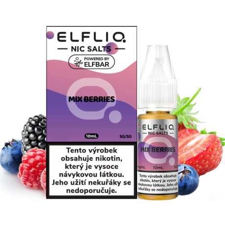 Liquid ELFLIQ Nic SALT Mixed Berries 10ml - 10mg
