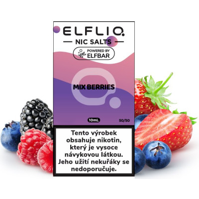Liquid ELFLIQ Nic SALT Mixed Berries 10ml - 10mg