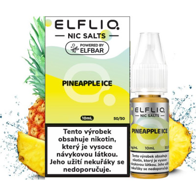 Liquid ELFLIQ Nic SALT Pineapple Ice 10ml - 10mg