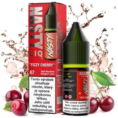 Liquid Nasty LIQ Salt Fizzy Cherry 10ml - 20mg (Třešeň, Soda)