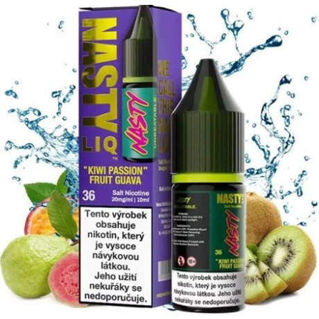 Liquid Nasty LIQ Salt Kiwi Passion Fruit Guava 10ml - 10mg (Kiwi, Marakuja, Guava)