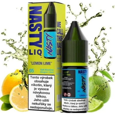Liquid Nasty LIQ Salt Lemon Lime 10ml - 10mg (Citron, Limetka)