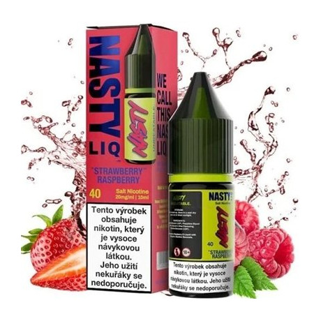 Liquid Nasty LIQ Salt Strawberry Raspberry 10ml - 10mg (Jahoda, Malina)