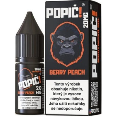 Liquid POPIČ! Salt Berry Peach 10ml-20mg