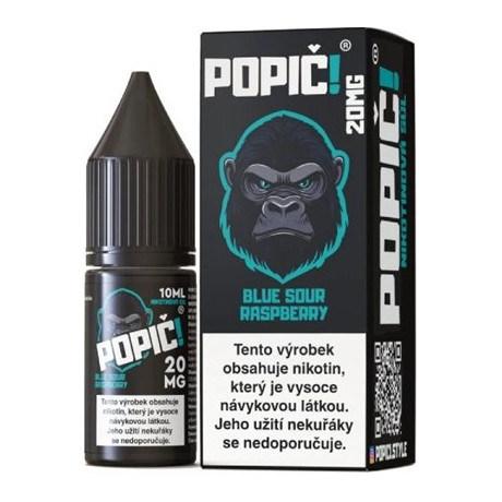 Liquid POPIČ! Salt Blue Sour Raspberry 10ml-20mg
