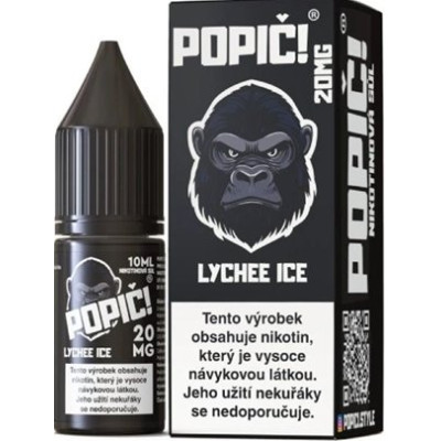 Liquid POPIČ! Salt Lychee Ice 10ml-20mg