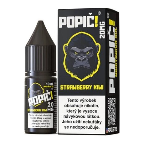 Liquid POPIČ! Salt Strawberry Kiwi 10ml-20mg