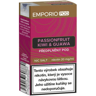 EMPORIO POD cartridge Kiwi, Passionfruit & Guawa 20mg 1Pack