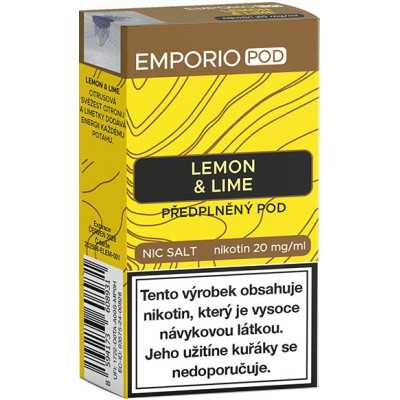 EMPORIO POD cartridge Lemon & Lime 20mg 1Pack
