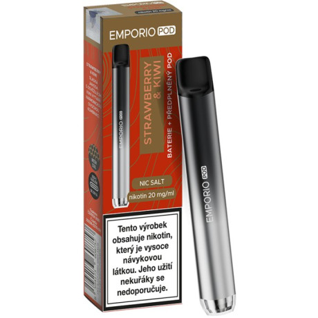 EMPORIO POD elektronická cigareta 500mAh Strawberry & Kiwi 20mg
