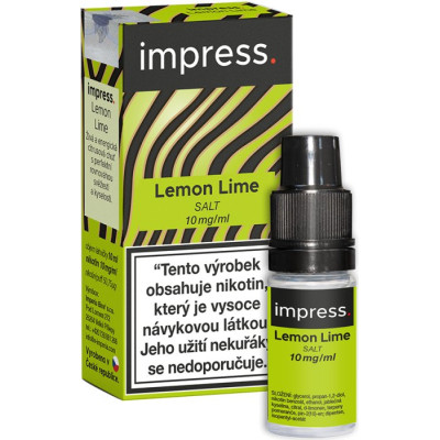 Liquid IMPRESS SALT Lemon Lime 10ml - 10mg